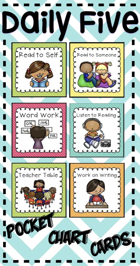 Manage Daily Five in your classroom with these cute cards.Includes Cards for: Read to Self, Read to Someone, Work on Writing, Listen to Reading, Word Work Teacher Table, Smartboard, iPad, Computer. Daily 5 Preschool, Daily Five First Grade, Daily Five Third Grade, Daily Five Kindergarten, Daily 5 First Grade, Daily 5 Kindergarten, Daily 5 Centers, Daily 5 Reading, Read To Someone