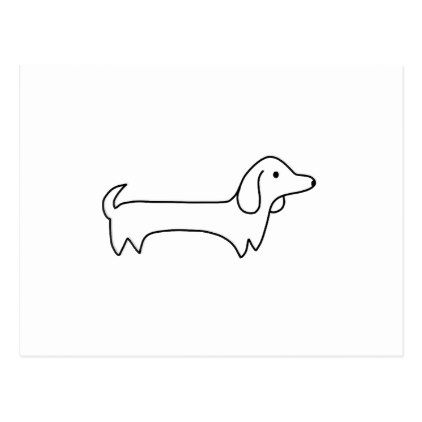 Sausage Dog Line Drawing, Weener Dogs Drawing, Simple Weenie Dog Tattoo, Dachshund Drawing Easy, Hot Dog Tattoo Minimalist, Sausage Dog Drawing Easy, How To Draw A Sausage Dog, Dashund Drawing Easy, Dachshund Tattoo Simple