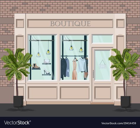 Display Visual Merchandising, European Modern, Senior Home Care, Shop Illustration, Detailed Illustration, Coffee Design, Facade Design, Flat Style, Shop Interior