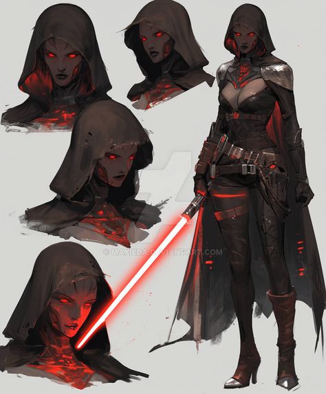 Starwars Dnd Character, Sith Oc Art, Star Wars Jedi Art, Star Wars Sith Oc, Darth Vader Fan Art, Sith Armor, Dark Jedi, Jedi Art, Star Wars Sith