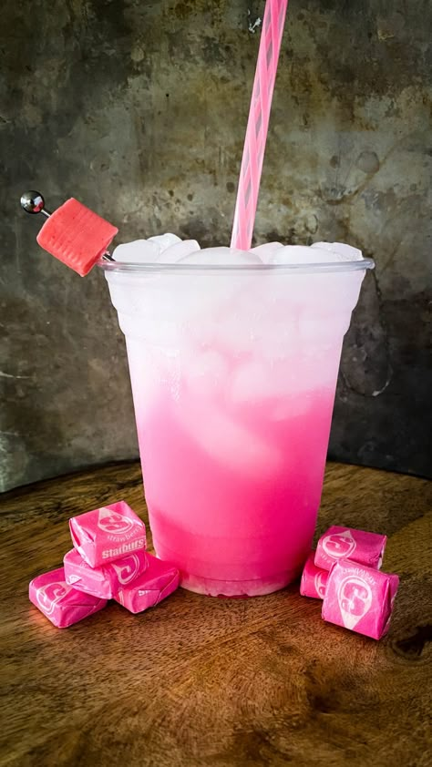 Pink Starburst Lotus Drink - Lotus Recipes Pink Starburst Lotus Drink, Strawberry Lotus Drink, Sip And Shop Drink Ideas, Red Lotus Energy Drink Recipe, Blended Lotus Energy Drink, Valentine’s Day Lotus Drinks, Lotus Drinks At Home, Best Lotus Drinks, Pink Lotus Recipes