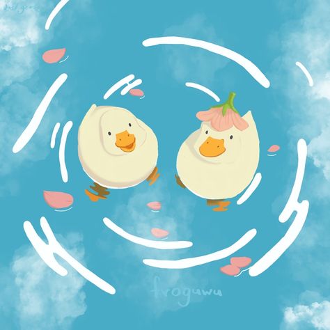 𝓽𝓱𝓮𝓼𝓮 𝓪𝓻𝓮 𝓶𝔂 𝓭𝓻𝓪𝔀𝓲𝓷𝓰𝓼 Duck Wallpaper, Cute Ducklings, Duck Art, Cute Doodles Drawings, Cool Notebooks, Doodle Drawings, Pottery Painting, Cute Doodles, Canvas Art Painting