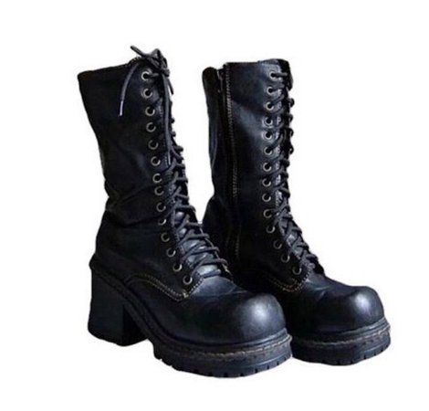 Combat Boots Aesthetic Grunge, Combat Boots Png, Black Boots Aesthetic, Combat Boots Aesthetic, Boots Png, Chunky Combat Boots, Combat Boots Style, Army Boots, Black Combat Boots