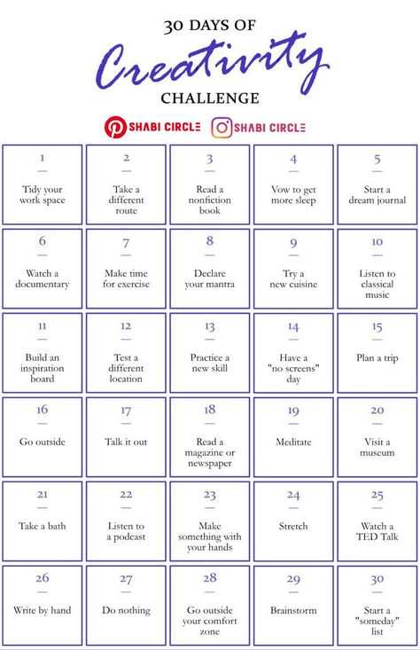 30 Days Of Creativity, Creativity Challenge, Financial Motivation, Daily Ideas, Sleep Dream, Literacy Lessons, Self Care Bullet Journal, Life Routines, Routine Planner