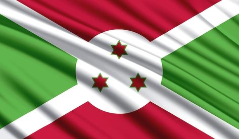 Burundi Flag, Country Design, National Flag, Premium Photo, 1 Million, Flag, Stock Photos, Collage, Silk