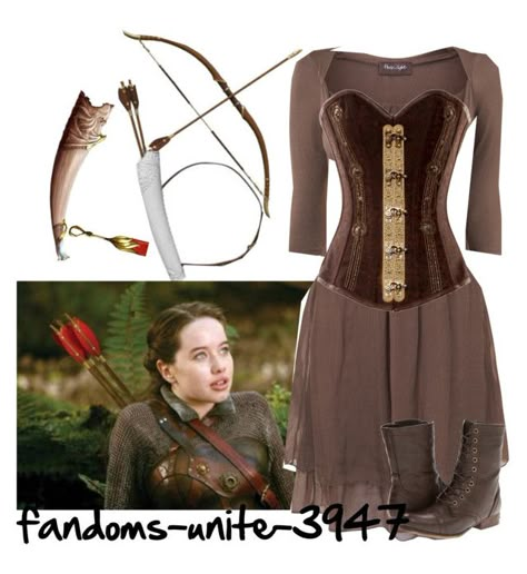 "Narnia: Susan Pevensie" by fandoms-unite-3947 ❤ liked on Polyvore featuring Phase Eight, Madden Girl, women's clothing, women's fashion, women, female, woman, misses and juniors Narnia Susan, Warrior Outfits, Story Clothes, Narnia Costumes, Books Characters, Susan Pevensie, Warrior Outfit, Fair Outfits, Movie Inspired Outfits