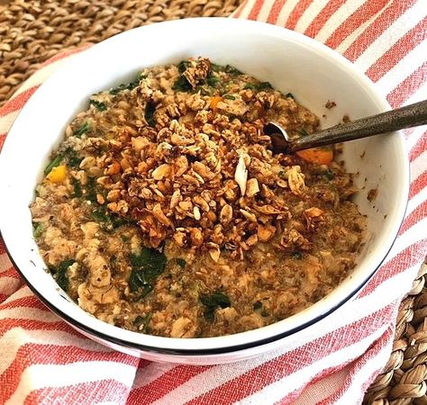 Building the Perfect Savory Oats Bowl — Plant Empowered Wellness Oats Bowl, Savory Oats, Savory Oatmeal Recipes, Oat Bowls, Savory Oatmeal, Fresh Asparagus, Flavor Enhancers, Frozen Veggies, Oats Recipes