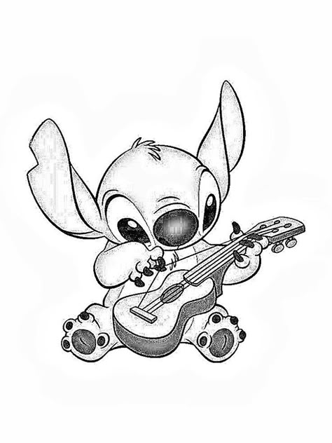 Stitch Tattoo Ideas, Disney Character Sketches, Disney Stitch Tattoo, Lilo And Stitch Tattoo, Stitch Coloring Pages, Stitch Tattoo, Disney Drawings Sketches, Girl Drawing Sketches, Stitch Drawing