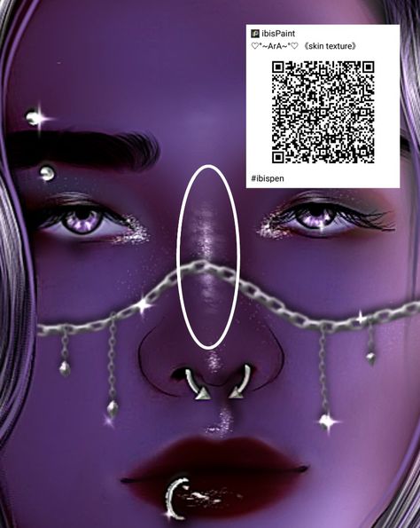 Ibispaint Codes, Skin Texture, My Skin, Hoop Ring, Nostril Hoop Ring, Nose Ring, Texture, Skin, Pins