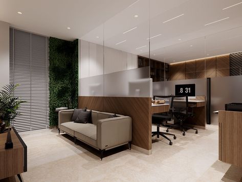 Modern Attorney Office Design, Account Office Design, Modern Office Cubicle Design, Office Cabin Partition Design, Ca Office Interior Design, Minimal Office Interior, Small Office Cabin Design, Private Office Interior, Private Office Design