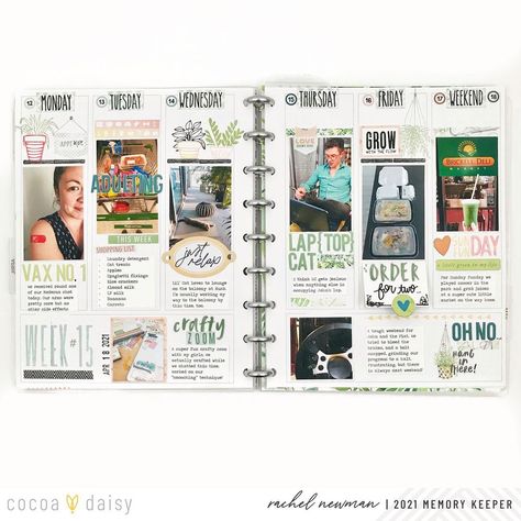 Rachel on Instagram: “I’m sharing tips for titles on the @cocoa_daisy blog today with @cultivatingcasie and @evy_passion . I had so much fun with titles for this…” Memory Planner, Cocoa Daisy, Heidi Swapp, Cocoa, Photo Wall, Daisy, How To Plan, On Instagram, Instagram