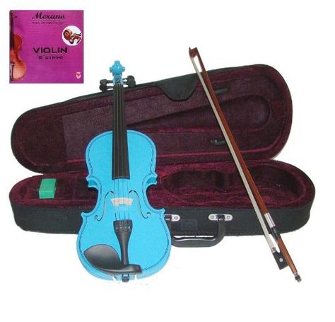 Are you looking for a new fiddle/violin? You can find a selection of GRACE VIOLINS including this GRACE 4/4 SIZE BLUE ACOUSTIC VIOLIN WITH CASE AND BOW at  jsmartmusic.com Doll Bunk Beds, Violin Tips, Violin Strings, Violin Case, Learn Violin, Play Drums, Music Stand, How To Play Drums, Black Music