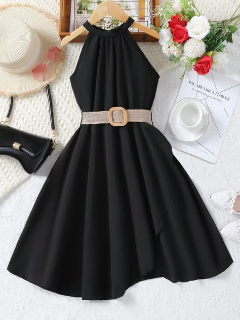 Dresses For Girls 10-12 Casual, Teenager Outfits Dress, Clothes From Shein, Vestidos Retro, Shein Kids, Pretty Quinceanera Dresses, Cute Dress Outfits, Easy Trendy Outfits, Gala Dresses