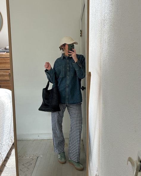 Oversized Denim Shirt curated on LTK Oversized Pants And Shirt Outfit, Big Denim Shirt Outfit, Plaid Oversized Shirt Outfit, Denim Oversized Shirt Outfit, Mom On The Go Outfits, Denim Shirt Outfit Winter, Demin Shirt Outfit, Oversized Denim Shirt Outfit, Fashion Anatomy