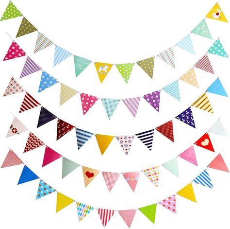 Zelda Birthday, Triangle Banner, Birthday Flags, Party Flags, Star Garland, Kids Party Supplies, Star Party, Pennant Banners, Party Banners