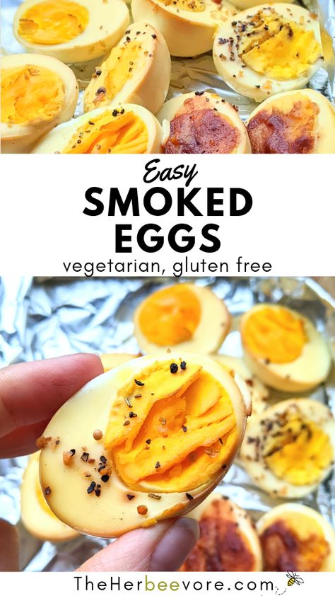 Smoked Hard Boiled Eggs, Electric Smoker Recipes, Traeger Smoker Recipes, Smoked Chicken Breast, Smoked Eggs, Smoked Deviled Eggs, Smoker Recipes Electric, Hard Boiled Egg Recipes, Smoked Meat Recipes