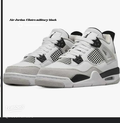 Jordan 4 Retro Military Black, Original Air Jordans, Jordan 4’s, Lv Sneakers, Jordan Retro 4, Black Jordans, Jordan 4s, Jordan Shoes Retro, All Nike Shoes