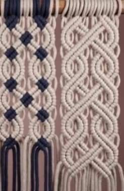 Simpul Makrame, Pola Macrame, Tutorial Macramé, Macrame Wall Hanger, Free Macrame Patterns, Macrame Plant Hanger Tutorial, Macrame Plant Hanger Patterns, Macrame Knots Tutorial, Macrame Bracelet Patterns