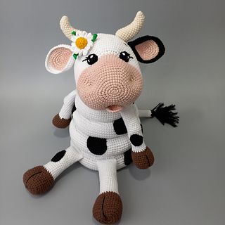 Stacking Toy Crochet, Baby Stacking Toys, Aesthetic Crochet Patterns, Crochet Patterns Ideas, Stacker Toy, Crochet Game, Farm Animal Nursery, Cow Toys, Crochet Nursery