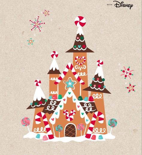 Disney Gingerbread Svg, Disneyland Christmas Wallpaper, Free Christmas Svg, Disney Candy, Disneyland Map, Gingerbread Decorations, Christmas Phone Wallpaper, Mickey Christmas, Apple Watch Wallpaper