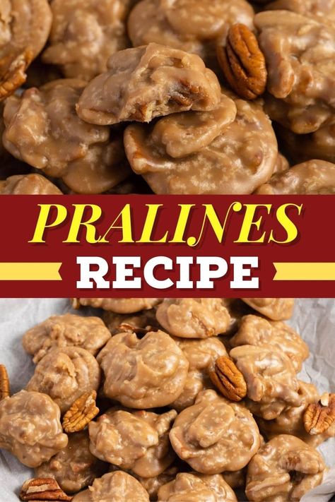 Impress your friends and family with these decadent, melt-in-your-mouth Southern pecan pralines. They taste like they came straight from grandma's kitchen Southern Pralines Recipe, Creamy Pralines Recipe, Praline Recipes, Southern Pecan Pralines, Pecan Pralines Recipe, Pralines Recipe, Southern Praline, Praline Pecans, Pecan Desserts Recipes