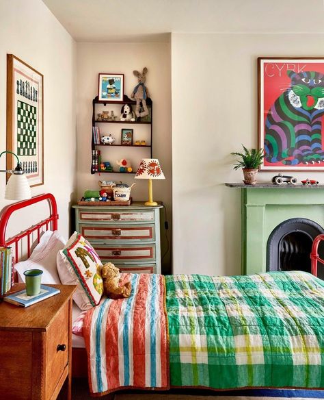 Eclectic Boys Bedroom, Lonika Chande, Breakfast Room Green, Kids Rooms Inspo, Daybed Design, Bedroom Upgrade, Kid Rooms, Kid's Bedroom, Kids Bedrooms