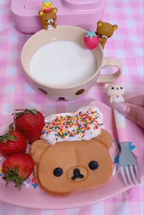 Cutecore Food, Space Food, Kawaii Cooking, Cute Snacks, Think Food, Kawaii Food, Cute Desserts, Rilakkuma, Food Obsession