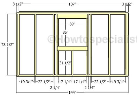 8x12 Garden Shed Plans | HowToSpecialist - How to Build, Step by Step DIY Plans 12x8 Shed, Brick Shed, 8x12 Shed Plans, Garden Shed Plans, Shed Frame, Wooden Storage Sheds, Lean To Shed Plans, Diy Storage Shed, Wood Shed Plans