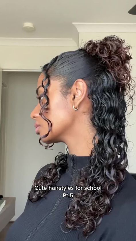 Natural Curly Hair Cuts, Curly Hair Care Routine, Mixed Curly Hair, Extension Hair, Curly Hair Videos, Curly Hair Tutorial, Cute Curly Hairstyles, Curly Hair Styles Easy, Hairdos For Curly Hair