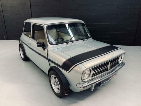 Leyland Mini 1275 GTS for sale - This South African import is known as the Leyland Cooper. Very rare and may be the only one in the UK. 70s Cars, Mini Clubman, Running Gear, Steering Column, Latest Cars, British Cars, Road Racing, Classic Mini, Mini Me