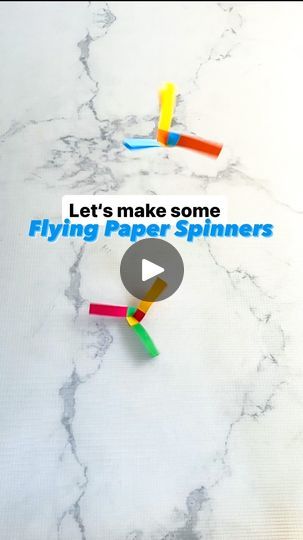 499K views · 2.3K reactions | Craft your own flying paper spinners✨  Climb up on a chair, drop them and watch them spin 🌀 These paper spinners are so quick and so much fun to make and will definitely add a touch touch of magic to your kids’ day. Creating them is a great holiday or rainy day activity that won’t take much time but will keep your kids entertained. Older kids can ever try to make their own 🙌🏻💕  The first one took me just under five minutes to make. The trickiest part is pulling the ends to create a tight centre but once you’ve got the hang of it, it doesn’t take much time at all. I can tell you they’re quite addictive to make 😆🙈 If you don’t have coloured copy paper, get your kids to colour some to create some unique flying paper spinners 😍🥳  Top tip: Make sure to use Paper Spinners For Kids, Five Minute Crafts, Paper Spinners, Flying Paper, Types Of Paper, Babysitting Crafts, Rainy Day Activity, Craft Work For Kids, Children's Church Crafts