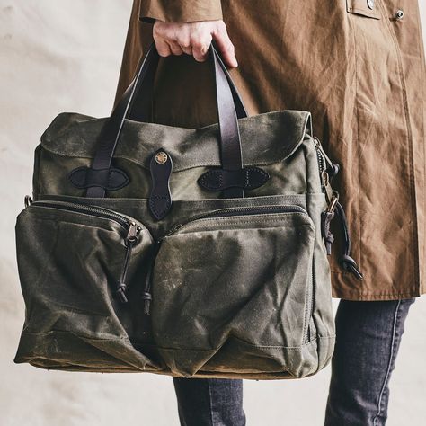 Filson Briefcase, Filson Bags, Field Bag, Suitcase Packing, Built To Last, Leather Projects, Computer Bags, Balenciaga City Bag, Perfect Bag