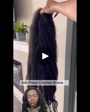 22K views · 303 reactions | Watch This Jaw Dropping Crochet Silk Press.......😝😝😝😝😝😝 #silkpress #hairvideos #hairsalon #blackhair #crochetbraids #crochetbraidstyles #braids... | By Mane Attractions Virgin Hair /Weaving Salon | Facebook Tomboy Hairstyles For Long Hair, Hair Extensions Tutorial, Hair Projects, Tomboy Hairstyles, Hair Weaving, Crochet Braid Styles, Crochet Braid, Silk Press, Crochet Braids