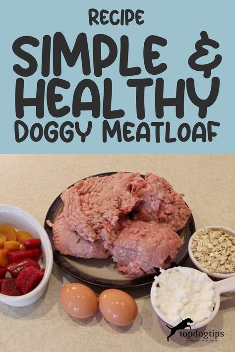 Paws Up for This Simple & Healthy Doggy Meatloaf Recipe! 🐾 Dog Food Meatloaf, Meatloaf For Dogs Recipe, Pup Loaf Recipe, Turkey Meatloaf For Dogs, Healthy Dog Meals, Doggie Meatloaf, Meatloaf For Dogs, Dog Meatloaf Recipe, Dog Food Recipes Crockpot