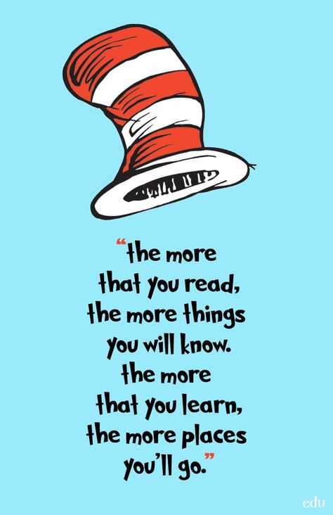 Quotes Dr Seuss, Dr Seuss Classroom, Seuss Classroom, Dr. Seuss, Dr Seuss Week, Dr Seuss Quotes, Classroom Quotes, The Cat In The Hat, Seuss Quotes