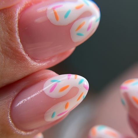 It was the sweetest way to end summer nails! Sprinkle tips😍 Sprinkle Nails Acrylic, Sprinkles Nails, Sprinkle Nails, Confetti Nails, Beauty Ideas, Nails Acrylic, Cute Nails, Nail Inspo, Summer Nails