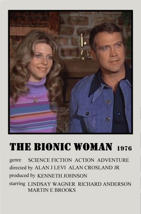 The Bionic Woman Richard Anderson, 80s Classics, Sci Fi Tv Series, Bionic Woman, Sci Fi Tv, Action Adventure, 70s Fashion, Favorite Tv Shows, Science Fiction