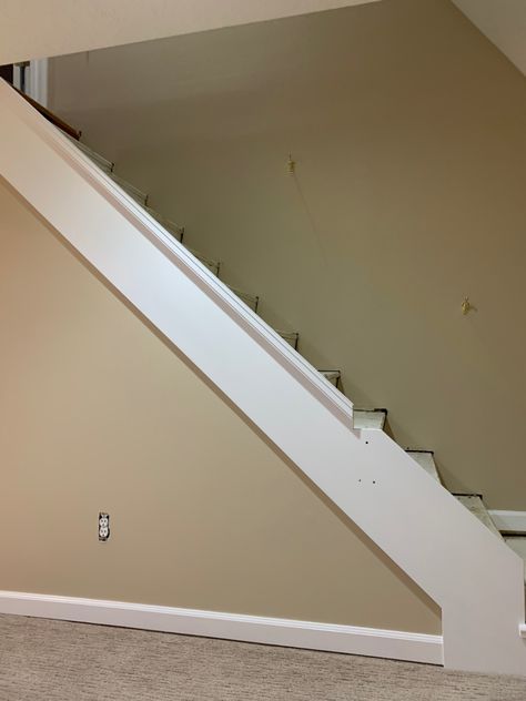 Client had a situation of safety. No guard railing and needed a removable railing to be able get furniture into the space. We built a removable rail which can be removed in less than a minute, reinstalled in 2 minutes by one person Removable Railings For Stairs, Staircase No Railing, Removable Stair Railing Ideas, Basement Stairs, Staircase Railings, Stair Railing, Basement, Railing, Home Remodeling