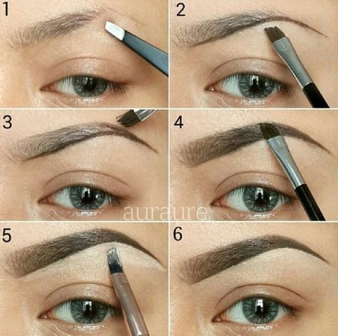 Make Up Mata, Membentuk Alis, Bentuk Alis, How To Grow Eyebrows, Eyebrow Makeup Tips, Smink Inspiration, Makijaż Smokey Eye, Eyebrow Tutorial, Perfect Eyebrows