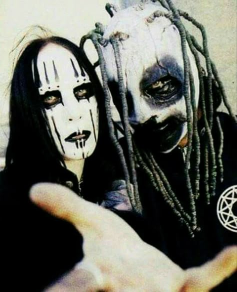 Joey Jordison and Corey Taylor