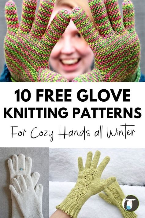 Keep your hands and fingers warm with these 10 FREE Glove Knitting Patterns #knitting #gloves #freepatterns #knittingpatterns #whattoknit #knit Glove Knitting Patterns, Knitting Gloves, Knitting Gloves Pattern, Glove Pattern, Winter Crochet, Knit Projects, Gloves Pattern, Knit Gloves, Knitting Blogs