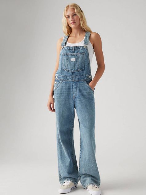 Baggy Dungarees, Baggy Overalls, Relaxed Jeans, Loose Jeans, Tapered Jeans, Overalls Women, Outerwear Sweater, Jeans For Sale, Dungarees