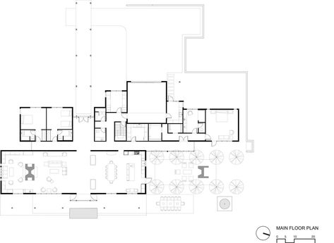 Gallery of Country Garden House / Olson Kundig - 20 Olson Kundig, Cedar Walls, 70s House, Timber Ceiling, Contemporary House Plans, Country Garden, Garden House, Stone Houses, Green Roof