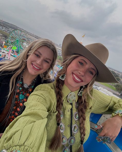 Friends who wear Turquoise together 🦋 Stay Together 🫶🏼 #samsvillegallery We can’t wait to see y’all in Texas at The State Fair! State Fair, Texas, Turquoise, How To Wear, Quick Saves