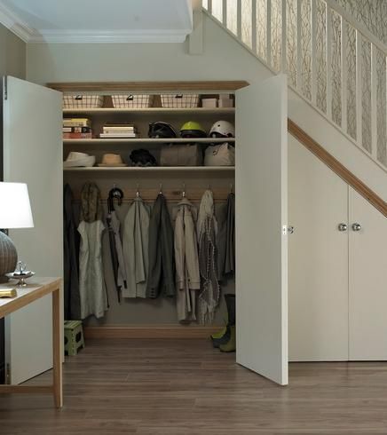 Understairs Cupboard, Coat Cupboard, Understair Storage, Under Staircase, Under Stairs Ideas, Closet Under Stairs, تحت الدرج, Under Stair Storage, Stairs Renovation