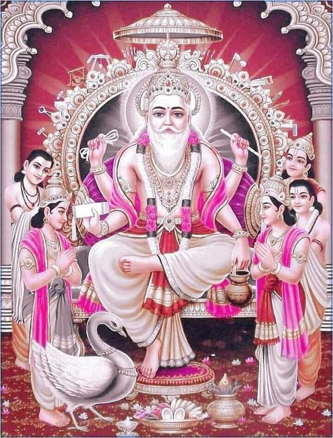 Viswkarma God Wallpaper, Baba Vishwakarma Photo, Vishvkarma Wallpaper, Baba Vishwakarma, Viswakarma Ji, Biswakarma God Murti, Durga Puja Wallpaper, Vishwakarma Puja, Saraswati Photo