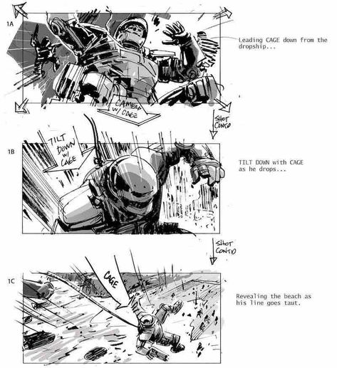 Storyboard Inspiration, Storyboard Film, Storyboard Examples, Storyboard Ideas, Edge Of Tomorrow, Storyboard Template, Beloved Movie, Film Story, Animation Storyboard