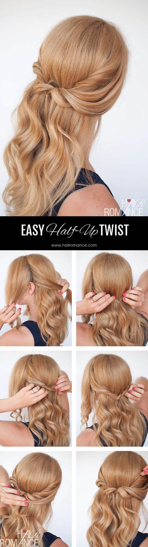 Messy Bun For Short Hair, Half Up Curls, Diy Wedding Hair, Updo Tutorial, Hair Romance, Romantic Hairstyles, Simple Wedding Hairstyles, Super Hair, Wedding Hairstyles Half Up Half Down