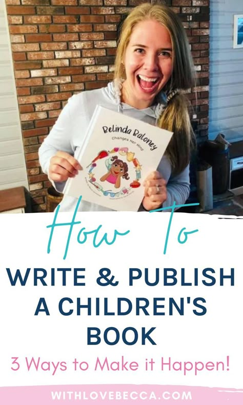 Have you always wanted to write and publish your own book and be a childrens book author? Now you can! Access these steps to publish a childrens book you can sell on Amazon and other book stores… Writing Kids Books, Writing Picture Books, Writing Childrens Books, Writing Book, Book Stores, Book Author, Entrepreneur Tips, Book Writer, Women Entrepreneurs