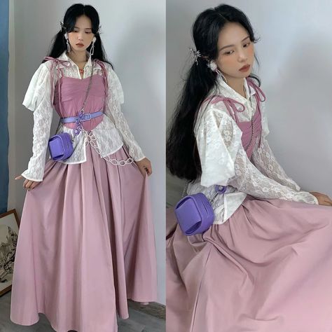 Modest Outfits School, Cordelia Outfits, Maximalist Style Fashion, Pisces Outfits, Fairytale Fashion, Fashion Design Collection, Trendy Dress Outfits, Modest Fashion Outfits, Kawaii Clothes